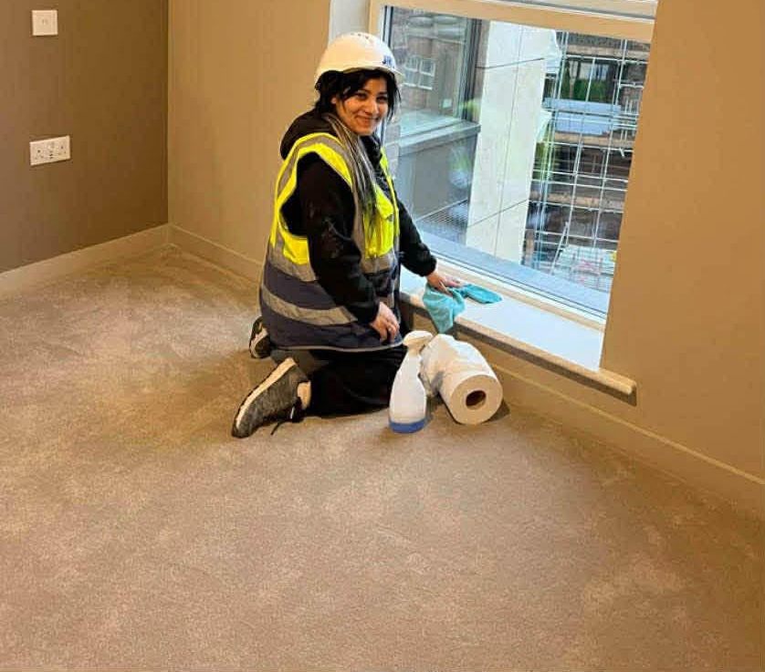 After builders cleaning